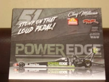 2025 CLAY MILLICAN POWER EDGE TOP FUEL DRAGSTER NHRA POSTCARD