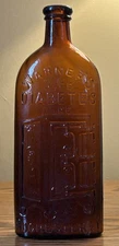 RARE Warner's Safe Dia. Cure Bottle Rochester, NY