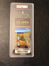 Jordan Spieth Signed 2015 US Open Ticket Friday Champ PSA Slab Autograph Auto