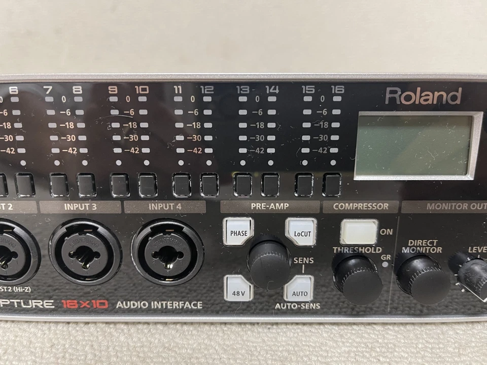 Roland STUDIO-CAPTURE UA-1610 with Power Supply and Rack Mount Tested Working - Image 4 of 4