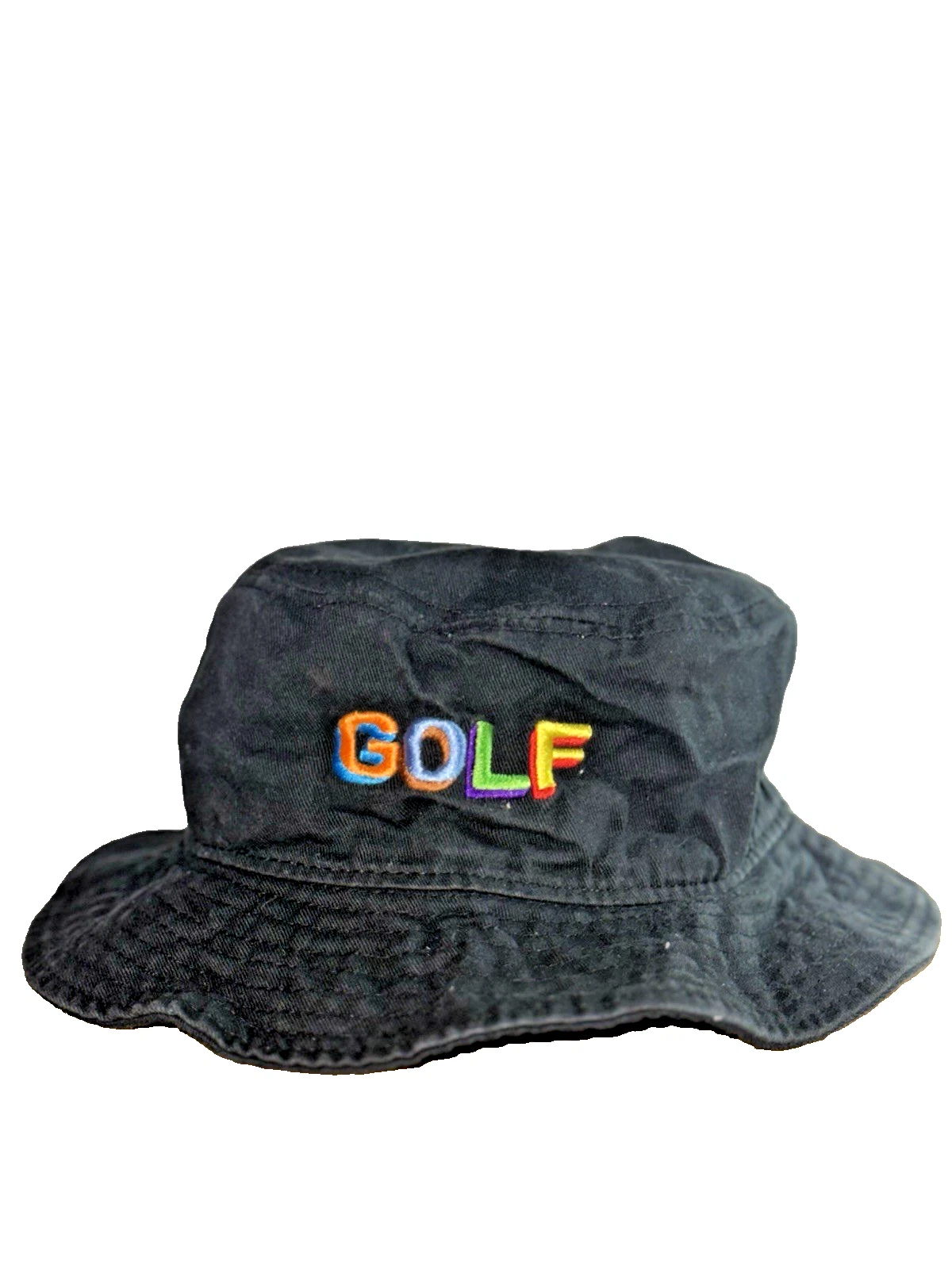 Golf Wang Tyler The Creator Black Bucket Hat One Size Hip Hop Rap Pop Culture