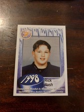 Rick Nash Rookie Pee Wee Card 1998. rookie card picture