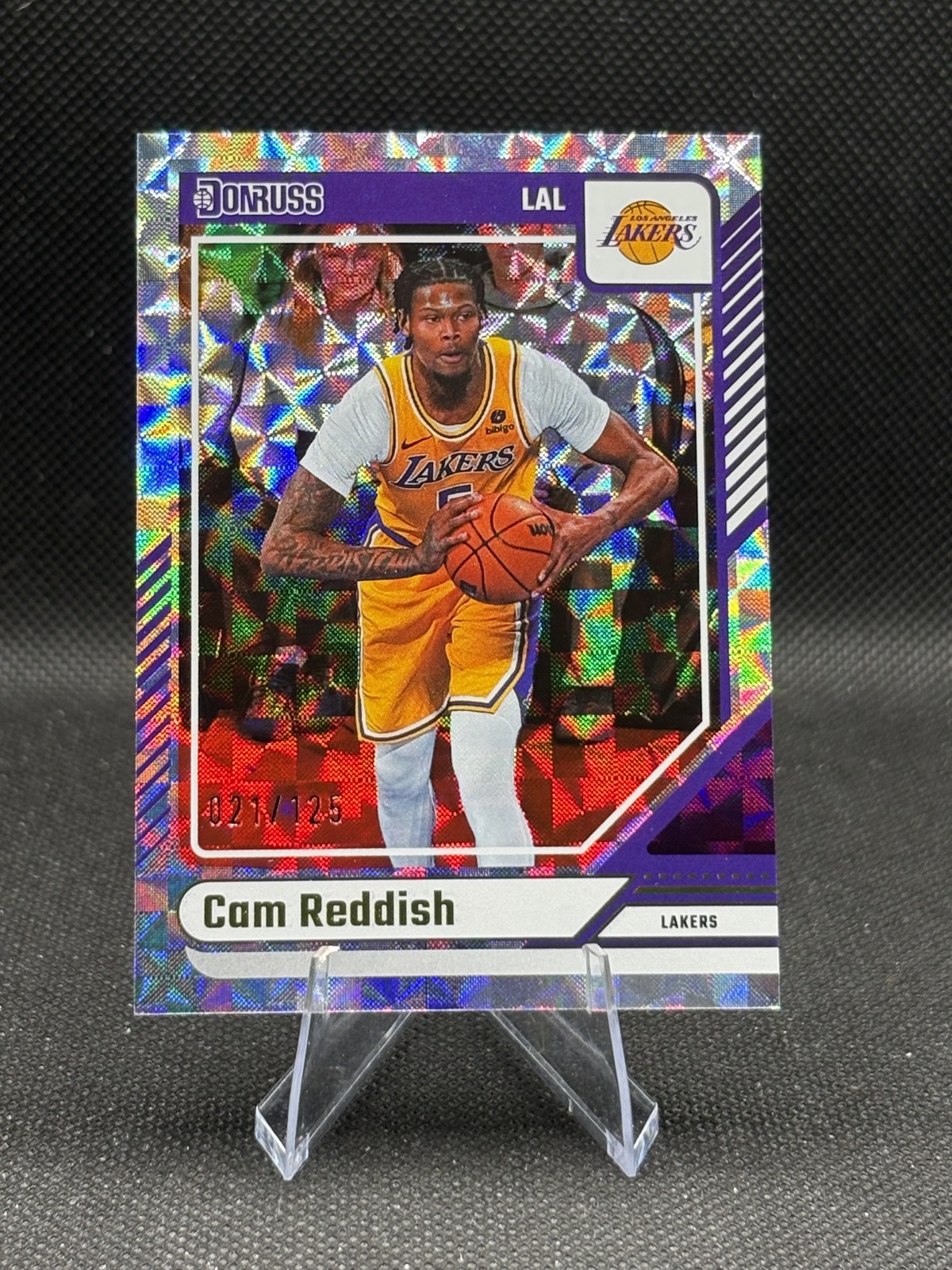 Cam Reddish /125 Hyper 2024-25 Donruss #30 Los Angeles Lakers