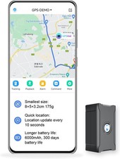 GPS Tracker for Vehicles, 6000Mah Battery Life Up to 90 Days, Waterproof, Magnet