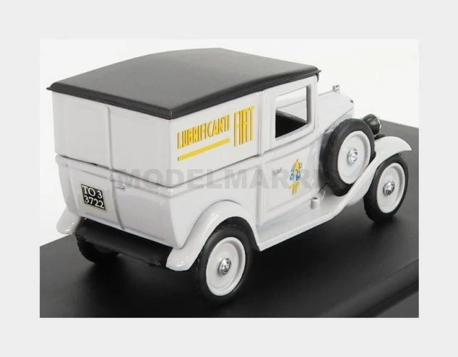 RIO-MODELS 4662 FIAT - 508 BALILLA VAN FIAT LUBRIFICANTI 1935 - GREY BLACK - 1/4 - Immagine 2 di 2