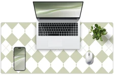 35.4x15.7 Large PU Leather Desk Pad, Non-Slip, Waterproof, Blotter, Mat