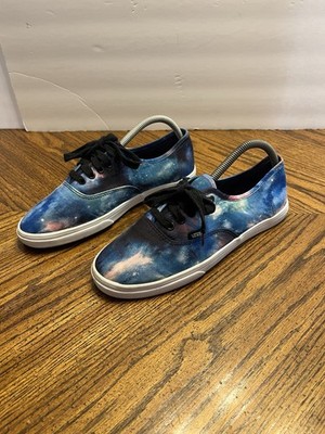 Vans Women s 9 Men s 7.5 Cosmic Galaxy Blue Tie Dye Sneaker Shoes 