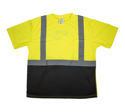 10PK High Visibility Reflective T-Shirt XXL for Men Class2 ANSI/ISEA Certified - Picture 12 of 12