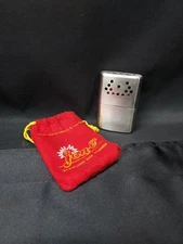 Vintage Jon-e Standard sz Hand Warmer Original Felt Pouch Aladdin Mfg Patd. 1960