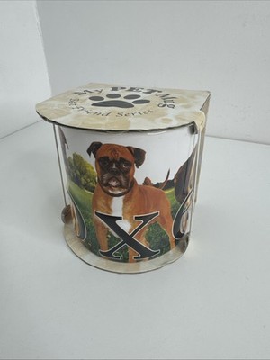 Boxer Coffee Cup Mug 3D Embossed Americanware Dog Breed 18oz Large Stoneware