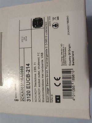 Busch-Jaeger Fi-Steckdose Unterputz, 3120 EUCB-214
