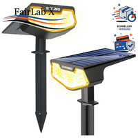 Solarlampen AußEn Garten 32 LED IP65 Wasserdicht 3000K Warmweiß 2 StüCk