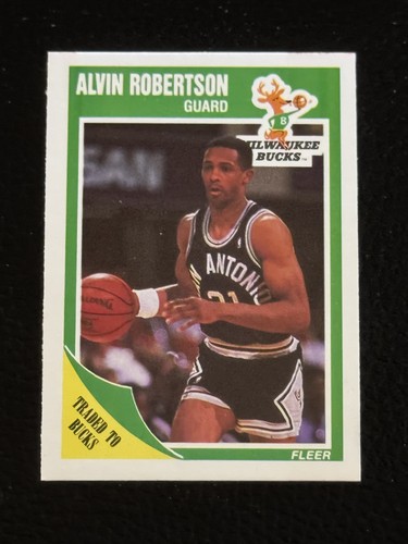 Alvin Robertson #90 1989 Fleer card