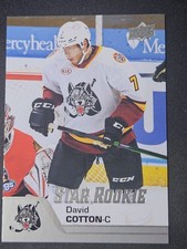 20-21 Upper Deck AHL David Cotton Star Rookies 🚨🚨🚨 Chicago Blackhawks 