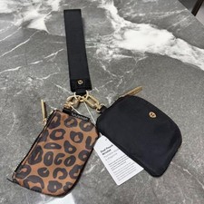 Lululemon Dual Pouch Wristlet Keychain Wallet...