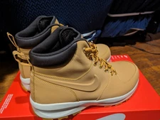 NWOB Men Nike Manoa Leather Boots Haystack Wheat Brown 454350 700 SZ 9.5-10