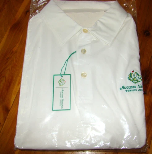 BRAND NEW IN PLASTIC UNWORN AUGUSTA NATIONAL WOMEN's AMATUER WHITE SHIRT XXL