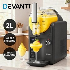 Devanti 5in1 Slushie Machine Ice Cream Maker 2L Grey