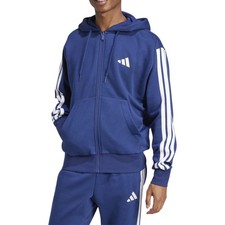 Adidas Felpa da uomo con Cappuccio Essentials 3-Stripes Blu Taglia XL Codice ...
