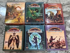 AD&D 2nd Ed Dark Sun Campaign Lot Boxed Sets Black Spine, Ivory Triangle + MORE