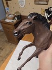 Vintage Ertl Collectible Large Brown Horse. 17"  Long. RARE — photo 8