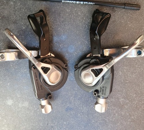 Shimano XTR M970 9s 27s Shifter Set. SL-M970 *SERVICED* NEW Cable Set VGC - Picture 5 of 12