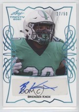 2021 Leaf Trinity Portraits Platinum Spectrum 27/50 Brenden Knox Auto 4l6