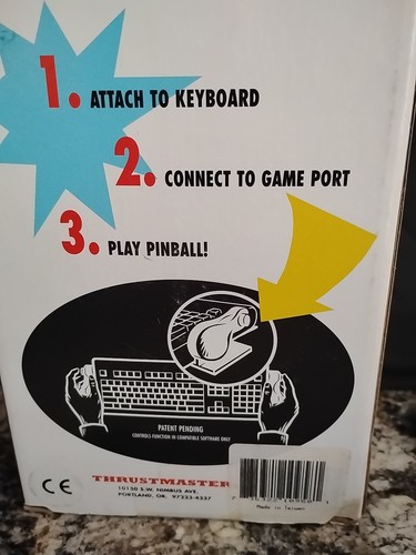 UNIQUE THRUSTMASTER WIZZARD PINBALL CONTROLLERS RARE/VINTAGE - Afbeelding 3 van 10
