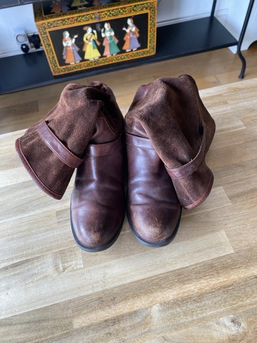 Camper Brown suede Leather Boots Womens UK 6-6.5 EU 39 - Picture 3 of 13