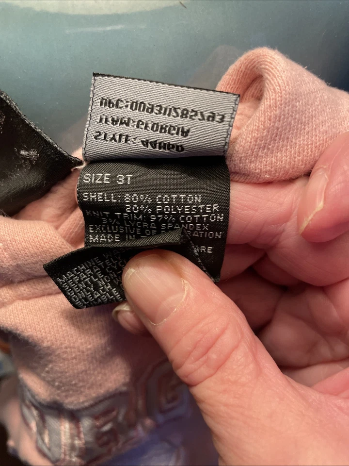 Розовая толстовка с капюшоном для девочек Georgia Bulldog размер 3T - Изображение 2 из 4