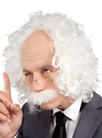 Professor Set - KostüM PerüCken Set FüR Fasching - Witziges Set FüR Euer
