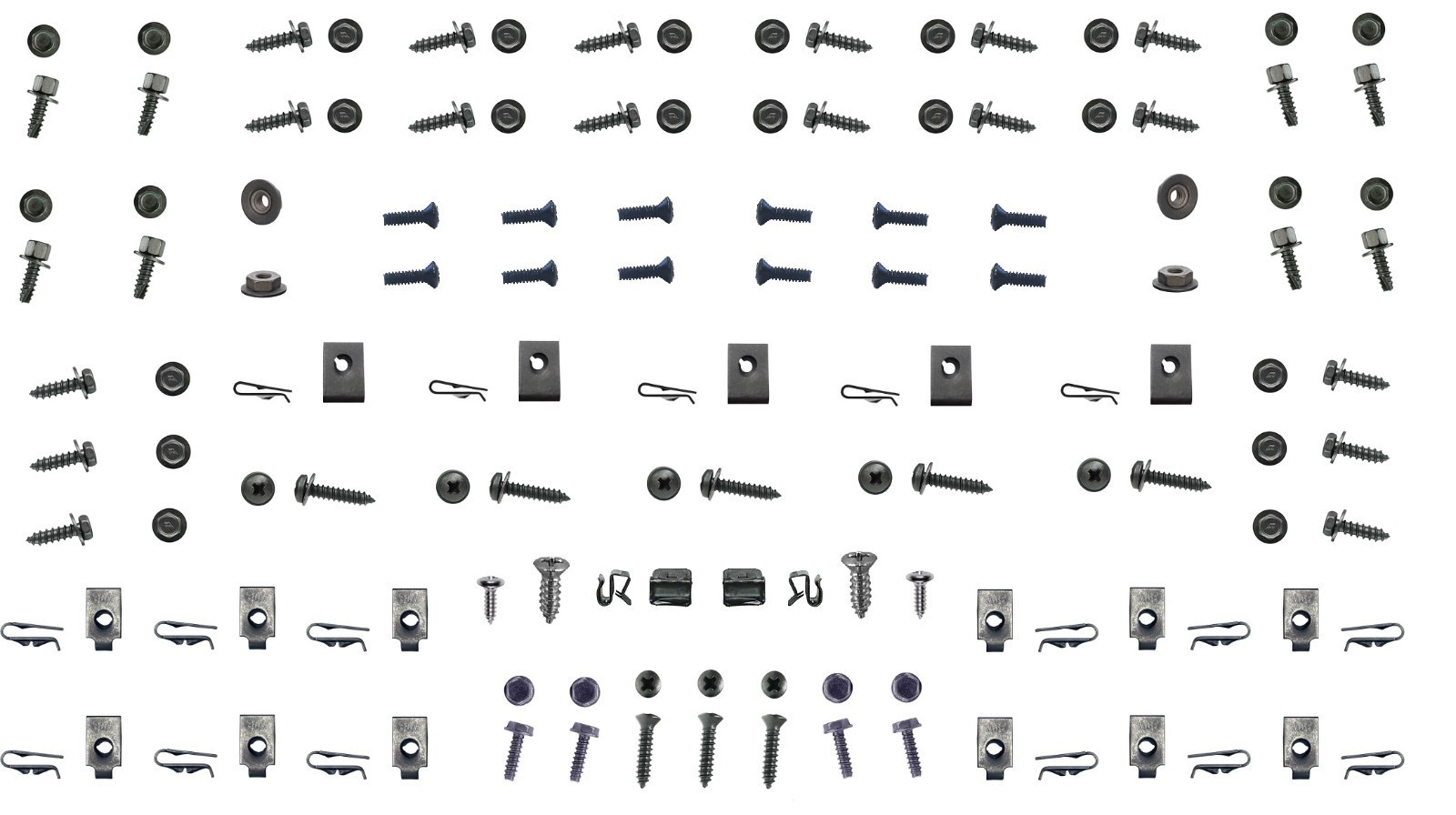 1969 Camaro Dash Panel Instrument Carrier Installation Hardware Kit