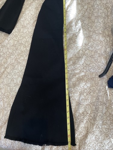 Jeans Just nero denim elasticizzato gamba super larga taglia 26 - Foto 5 di 7