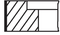 Mahle 034 74 N2 Kolbenringsatz FüR Aro,Audi,Seat,Vw,Vw (Faw)