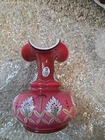 1998 Fenton Glass Wild Rose 6" VASE #1137/1500 Handpainted and Signed