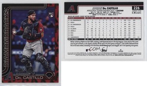 2025 Topps Series 1 Team Color Adrian Del Castillo #226 Rookie RC