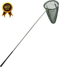 59-73-Inch Stainless Telescopic Insect and Butterfly Net with 14-Inch Ring