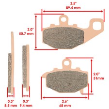 Motorcycle Brakes & Suspension Parts for 1993 Kawasaki Ninja ZX6