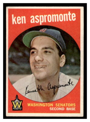 1959 Topps Baseball #424 Ken Aspromonte      126E