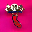 1984 Olympic Pin Cycling Pin Dangler Pin Limited Edition Pin