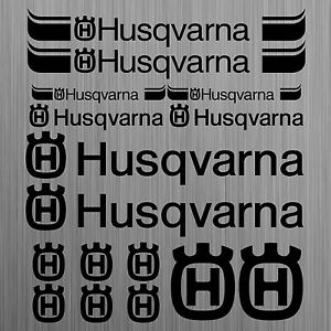 HUSQVARNA aufkleber set sticker satz 16 Stücke KUPFER