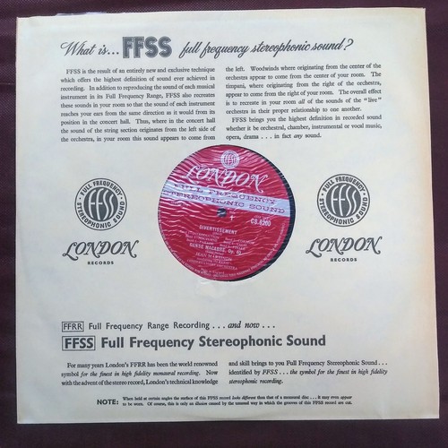 Martinon - Ibert / Bizet / Saint-Saens LP ~ NM London Stereo Orig blue back - Picture 2 of 3
