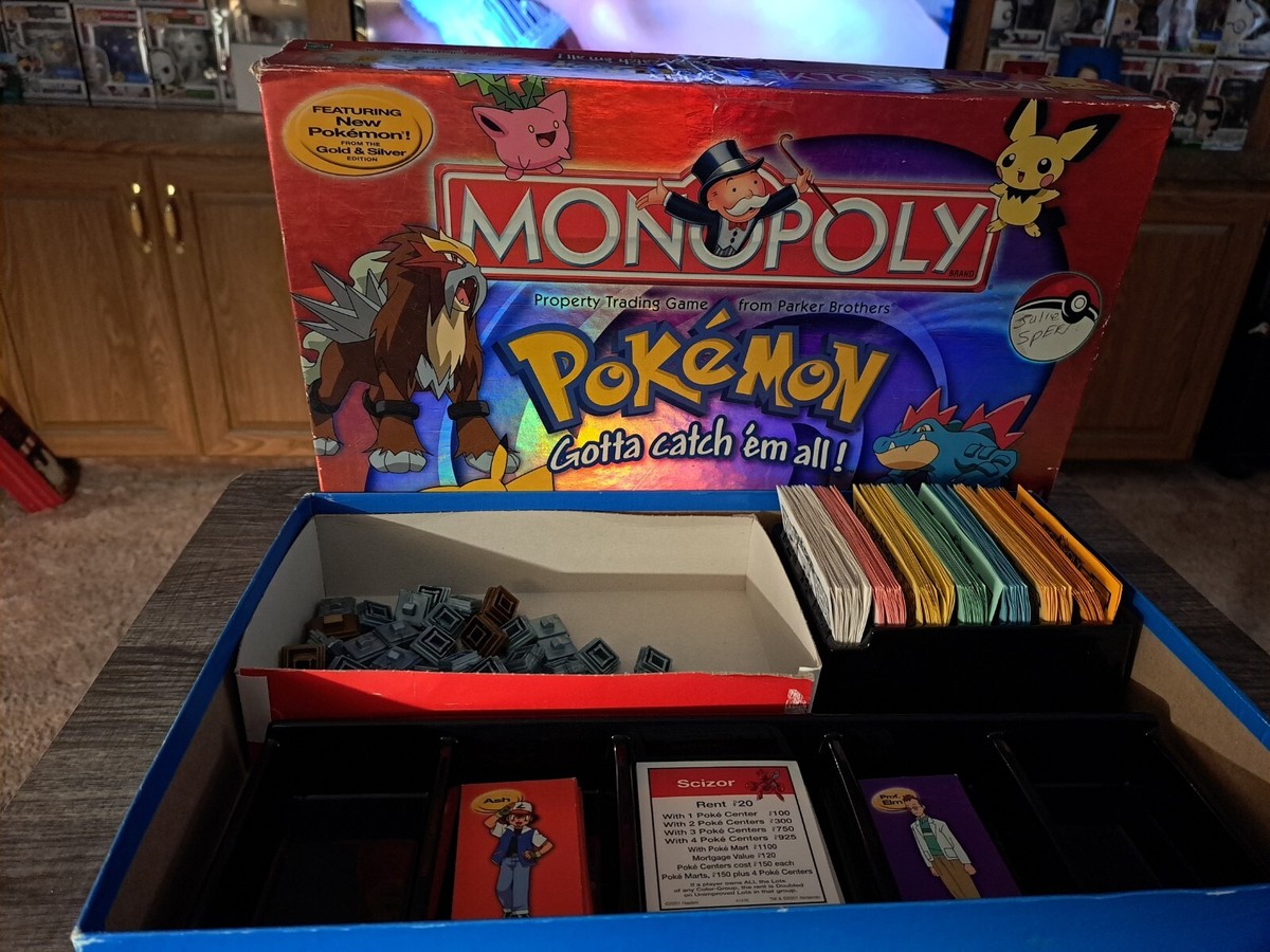 Monopoly Pokemon Gold & Silver Collector's Edition