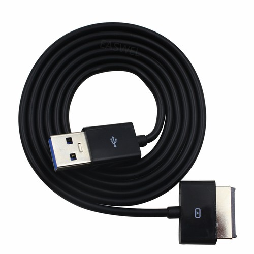 vhbw cavo dati USB compatibile con Asus EEE Pad Transformer TF101, TF300, TF201, TF700, TF700T, Slider SL101, Prime TF201, TF101G, TF300T, TF300TG tablet - Cavo di ricarica 2in1 1m