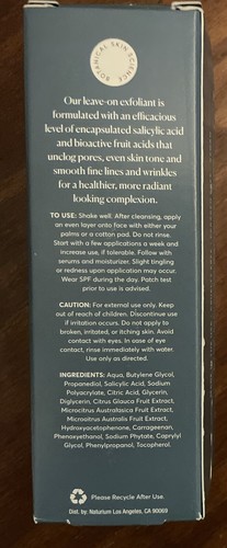 Naturium BHA Liquid Exfoliant 2% Salicylic Acid & Bioactive Fruit Acids - SEALED - Picture 4 of 5