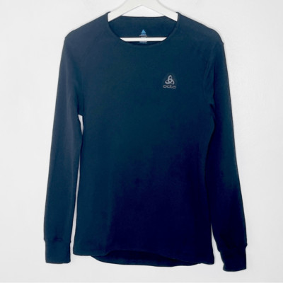 Odlo Evolution Warm Long Sleeve Crew Top  in black - L