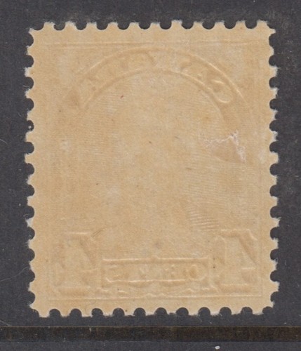Canada MINT OG Scott #168 4 cent yellow bistre "KGV Leaf" F - Picture 2 of 2