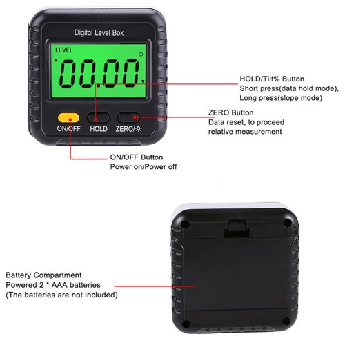 Inclinometer protractor meter Angle Finder Level Digital - Picture 3 of 12