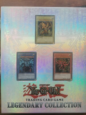 Yugioh Legendary Collection 1 Binder with god cards and dark magicians |  eBay UK