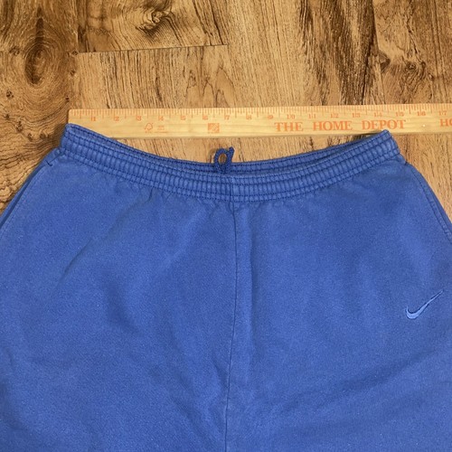 Vintage Nike Jogginghose Erwachsene XL blau Jogger weißes Etikett Mini Swoosh hergestellt in den USA - Bild 5 von 14